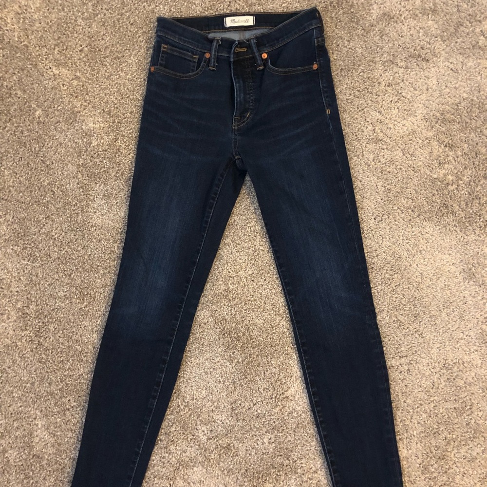 Madewell 9” high rise skinny jeans